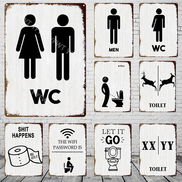 Funny Toilet Signs For Men