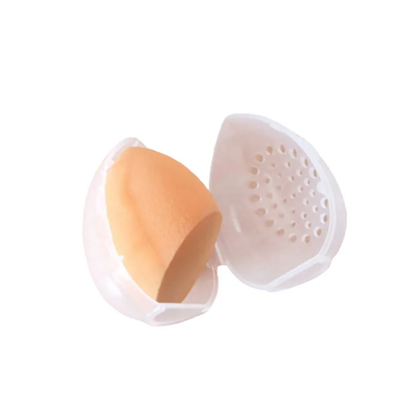 Cosmetic Egg Storage Box Beauty Sponge Stand Storage Case Makeup Blender Puff Holder 1PC Empty Cosmetic Transparent Puffs Box makeup puff holder