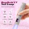 DianaBeauty Handheld Nail Dryer Lamp UV/LED Nail Curing All Gel Polish Nail Art Tool USB Rechargeabl Quick Dry Nail Lamp 2