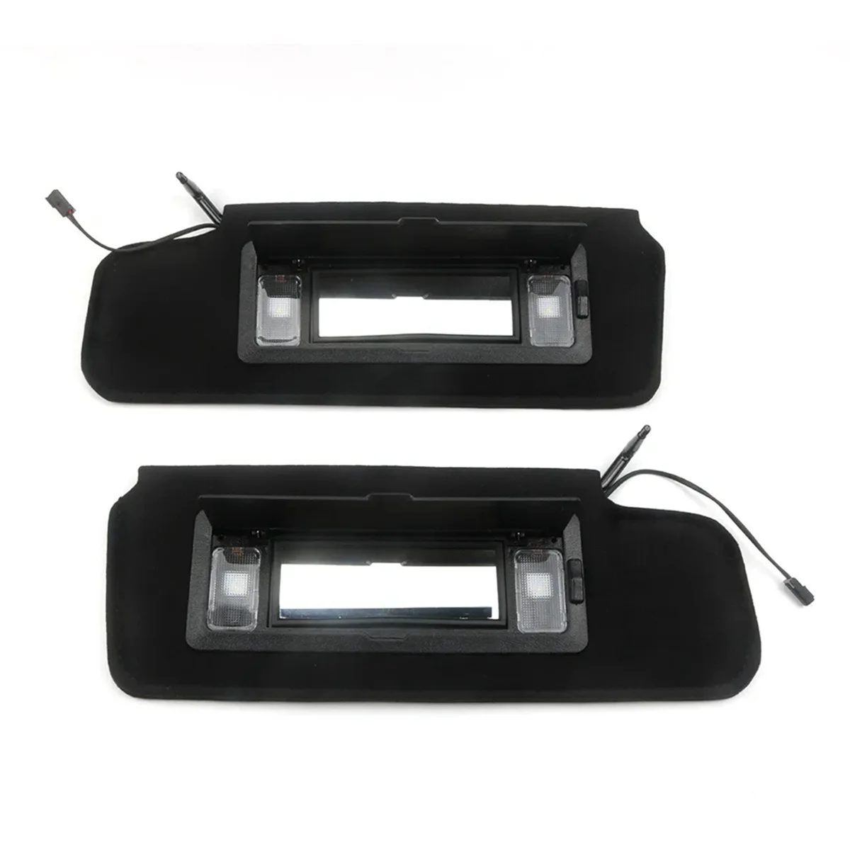 1Pair Car Sun Visors Shades W/LED Light 12459827 14081826 for Chevrolet Corvette C4 1984-1996 Sunvisors Vanity Mirror 3