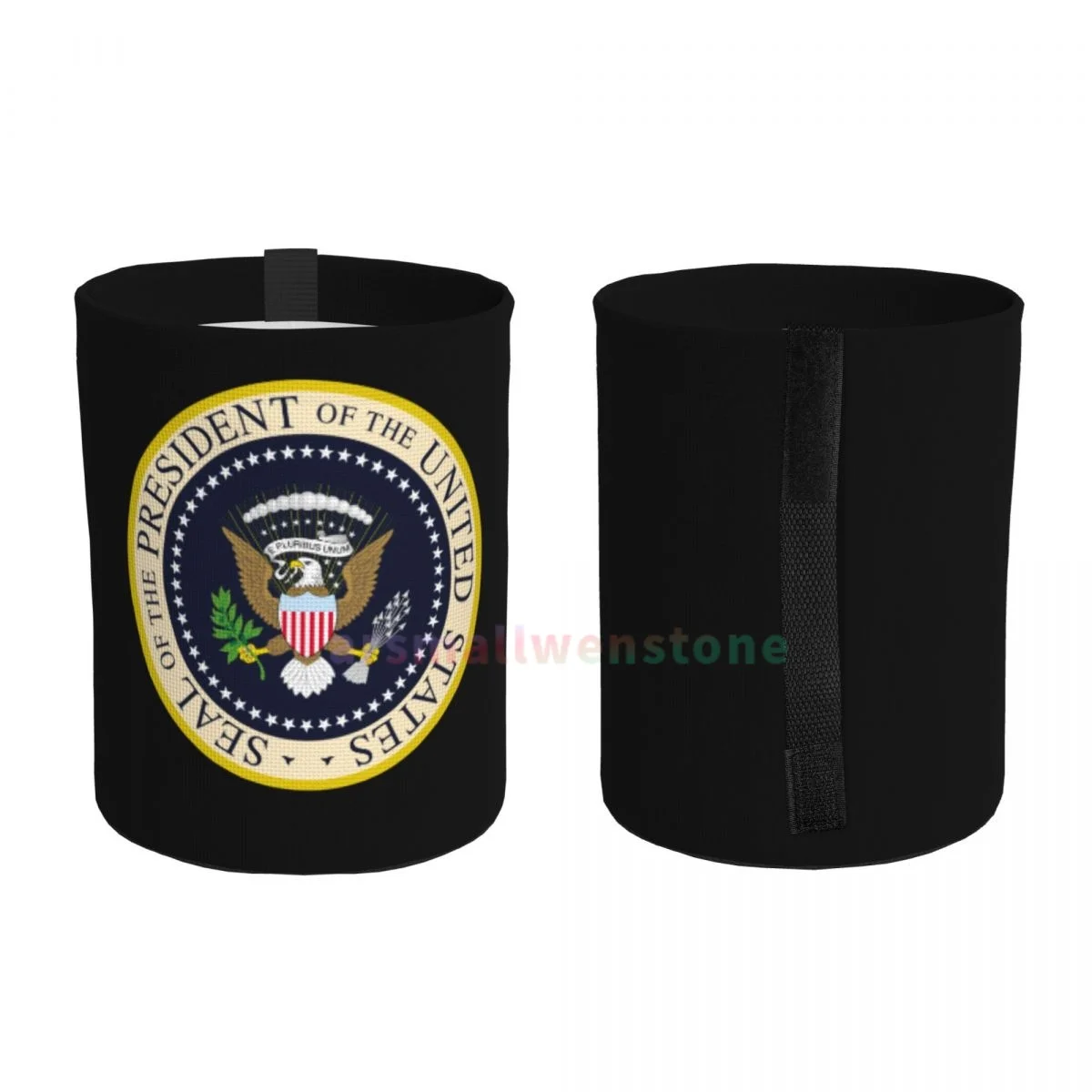 Seal Of The President Of The United States Car Trash Can, Dust Bin, Trash Bin For Kitchen Camping, Interior Car Accessories