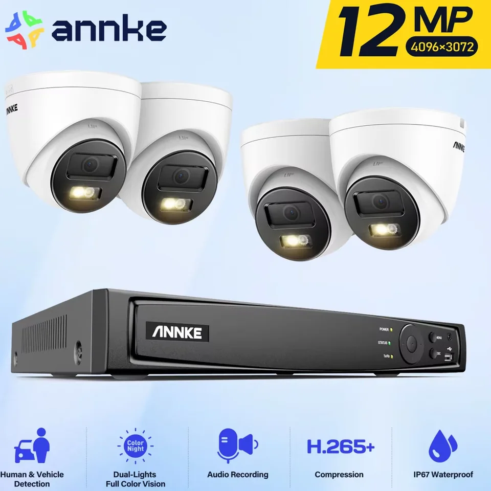 12MP Dual Light Smart Video Surveillance System