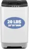 Portable Washing Machine, 20Lbs Capacity Full-Automatic Portable Washer, 2.8Cu.ft Washer and Dryer Combo with Drain Pum 1
