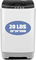 Portable Washing Machine, 20Lbs Capacity Full-Automatic Portable Washer, 2.8Cu.ft Washer and Dryer Combo with Drain Pum 1