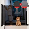 Grainbuds New Portable Folding Baby Safety Gates Pet Barrier Mesh Fences Aluminum Easy To Install Playpen Guardrail Knob Design 2