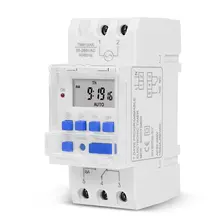 

Electronic Weekly 7 Days Programmable Digital Industrial Time Switch Relay Timer Control 16A Din Rail Mount