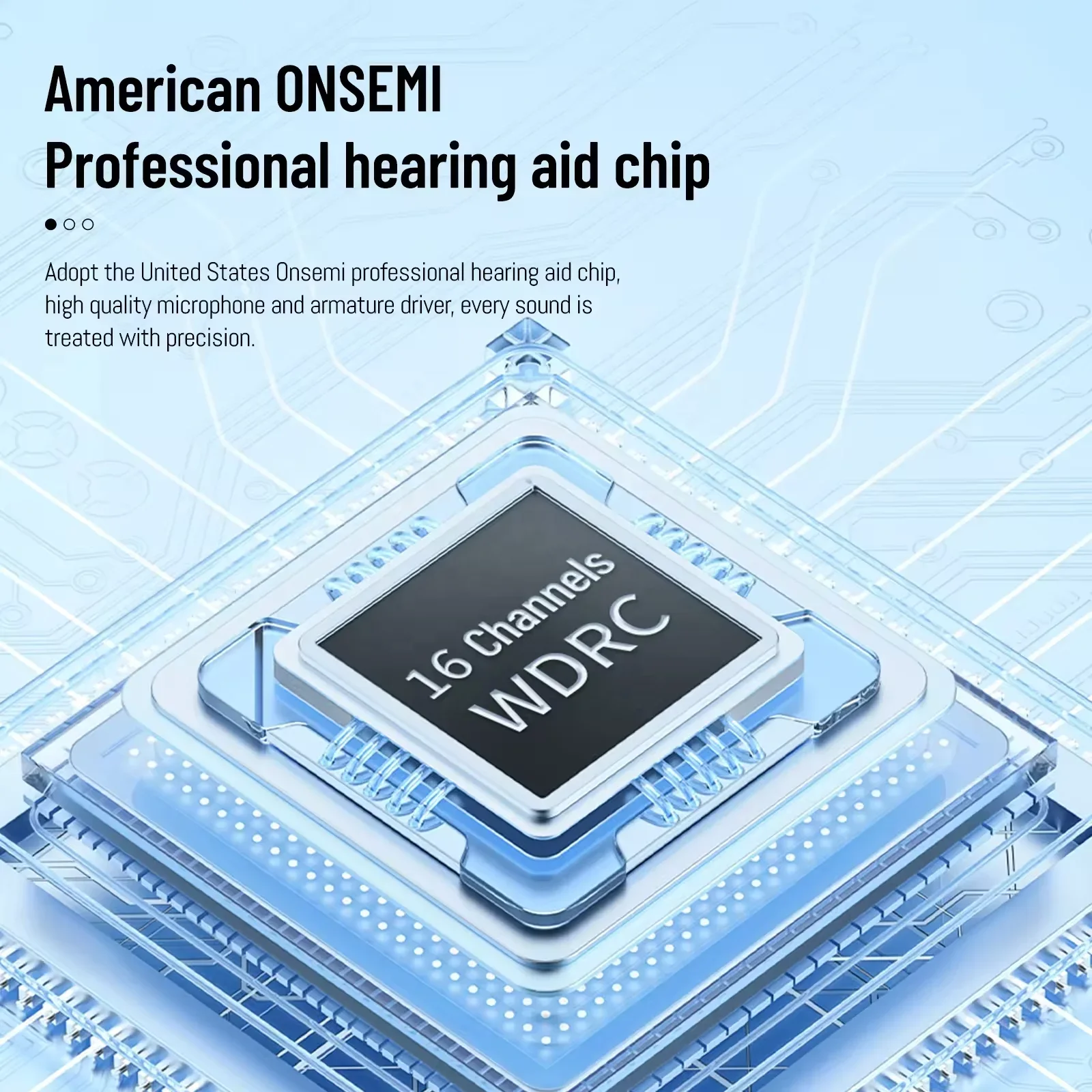 Rechargeable Bluetooth Hearing Aids For Deafness High Quality 16 Channels Sound Amplifier With APP Control Audifonos_voghion.com