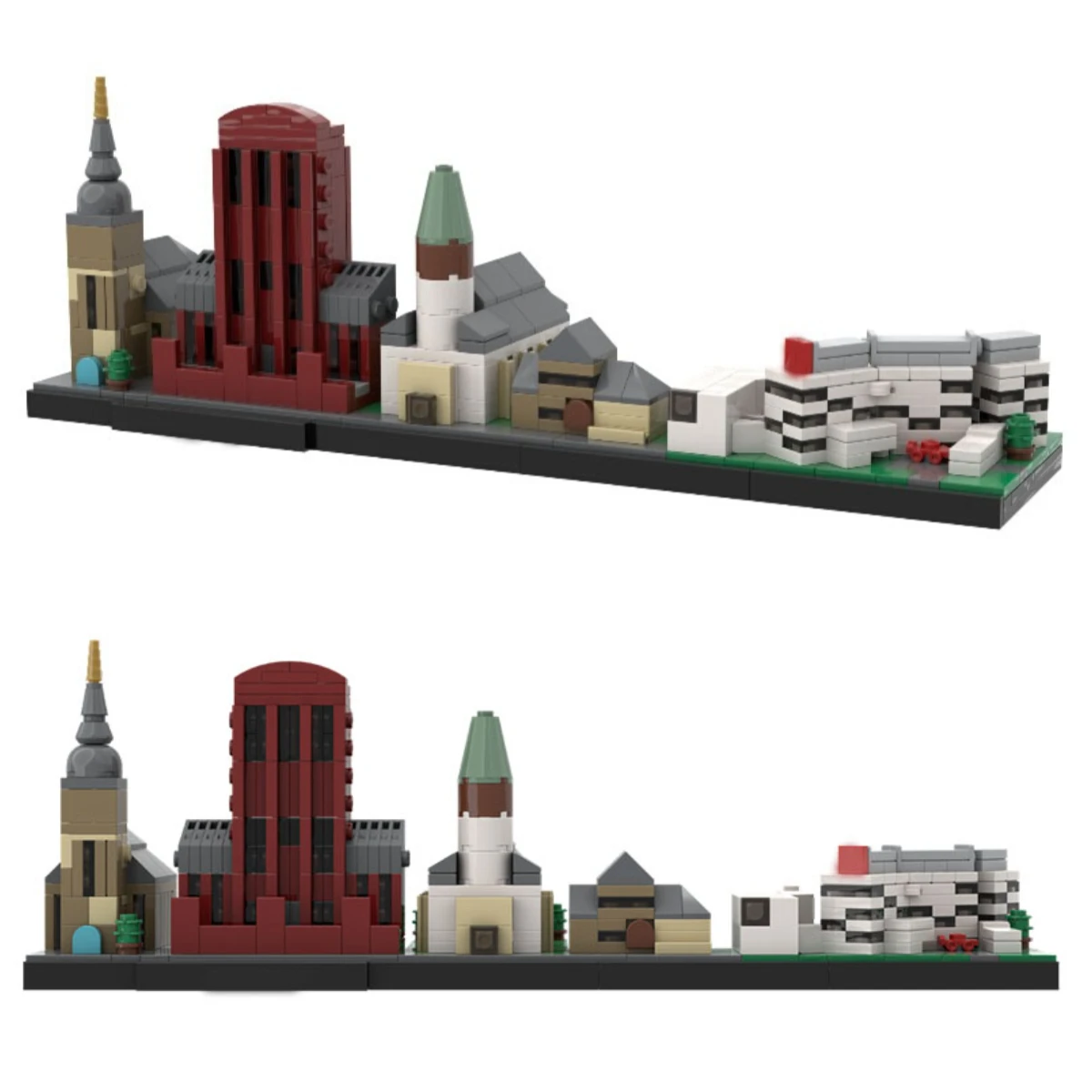 Landmark Architecture Germany Industrial City Building Blocks Toy_voghion.com