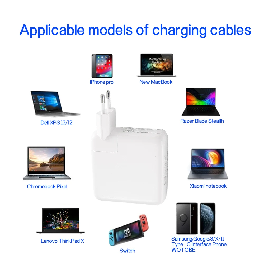 PD USB-C Tipo C 어댑터, 에너지 파라 노트북, 애플 맥북 프로, 15 폴레가다, M1, A1719, A1707