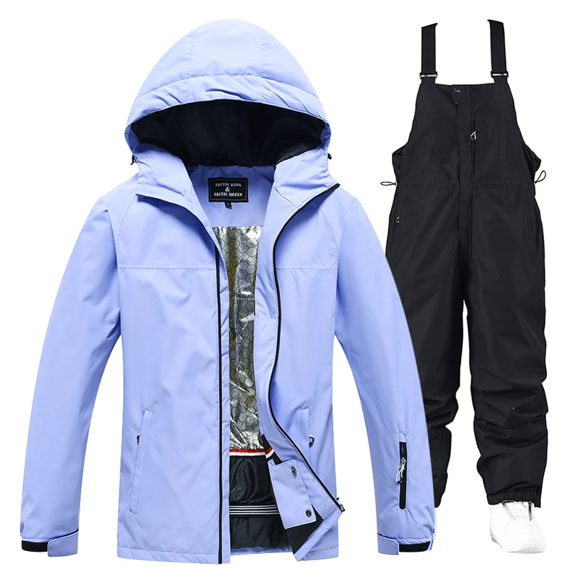 Men and Women Winter Ski Clothes, Snowboarding Suit Sets, Snow Skiing Clothing, Ski Jackets and Pants, Snow Ski Bibs Pants 2