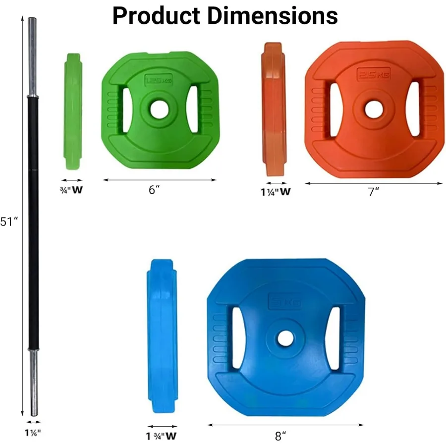 Adjustable Barbell Weight Set, Pesas Para Ejercicios En Casa, Dumbbell Set for Exercise, Lifting, And To Build Muscle