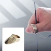 Lightweight Thumb Guard Ring Buckle, Brass Archery Supply, Hand Decoration, Finger Protector Tool, 20-23mm, 1Pc 1