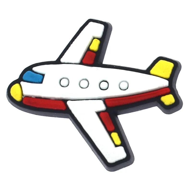 Aviation-Themed PVC Shoe Charms and Accessories