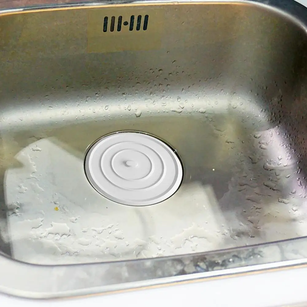 Shower Drain Cover Large Silicone Bathtub Stopper Leakage-proof Sink Hair Stopper