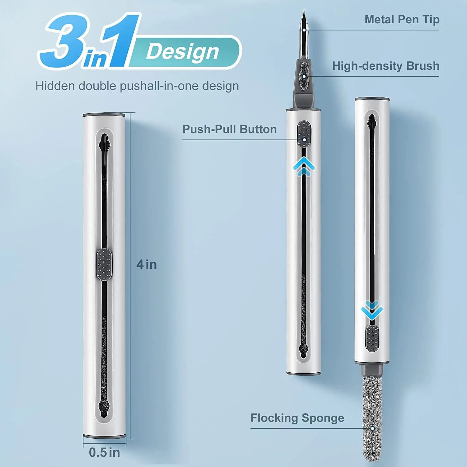 Wireless Bluetooth Headphone Cleaning Pen and Toolkit