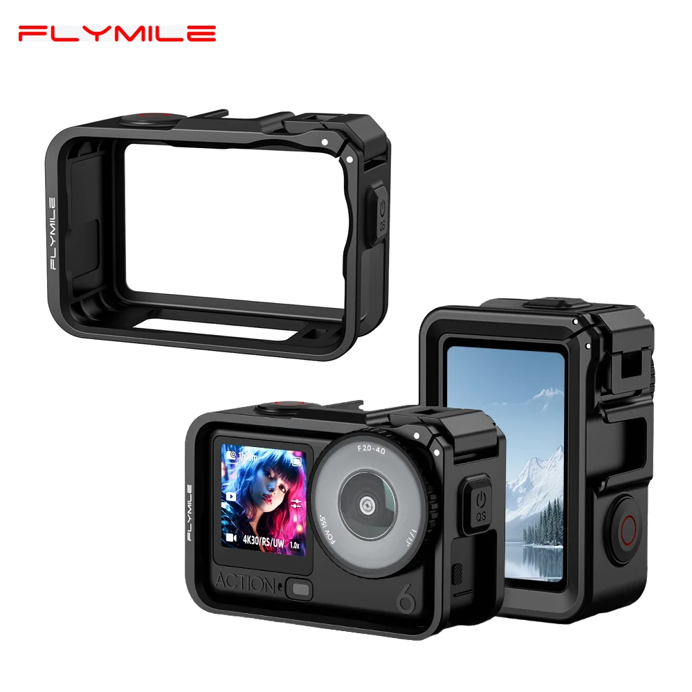 Flymile Quick-Release Protective Cage with Cold Shoe Expansion