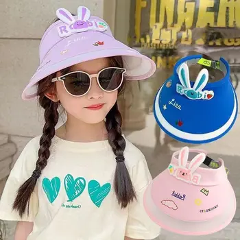 Cartoon Print Kids Sun Cap Visor for Boys Girls Cute Infant Fisherman Hat Summer Toddler Panama Hat 1