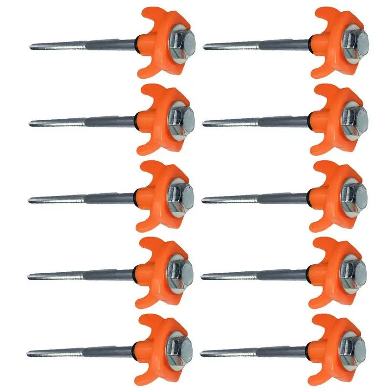 DrillTentStakes10PieceGroundAnchorScrewInStakesScrewIn