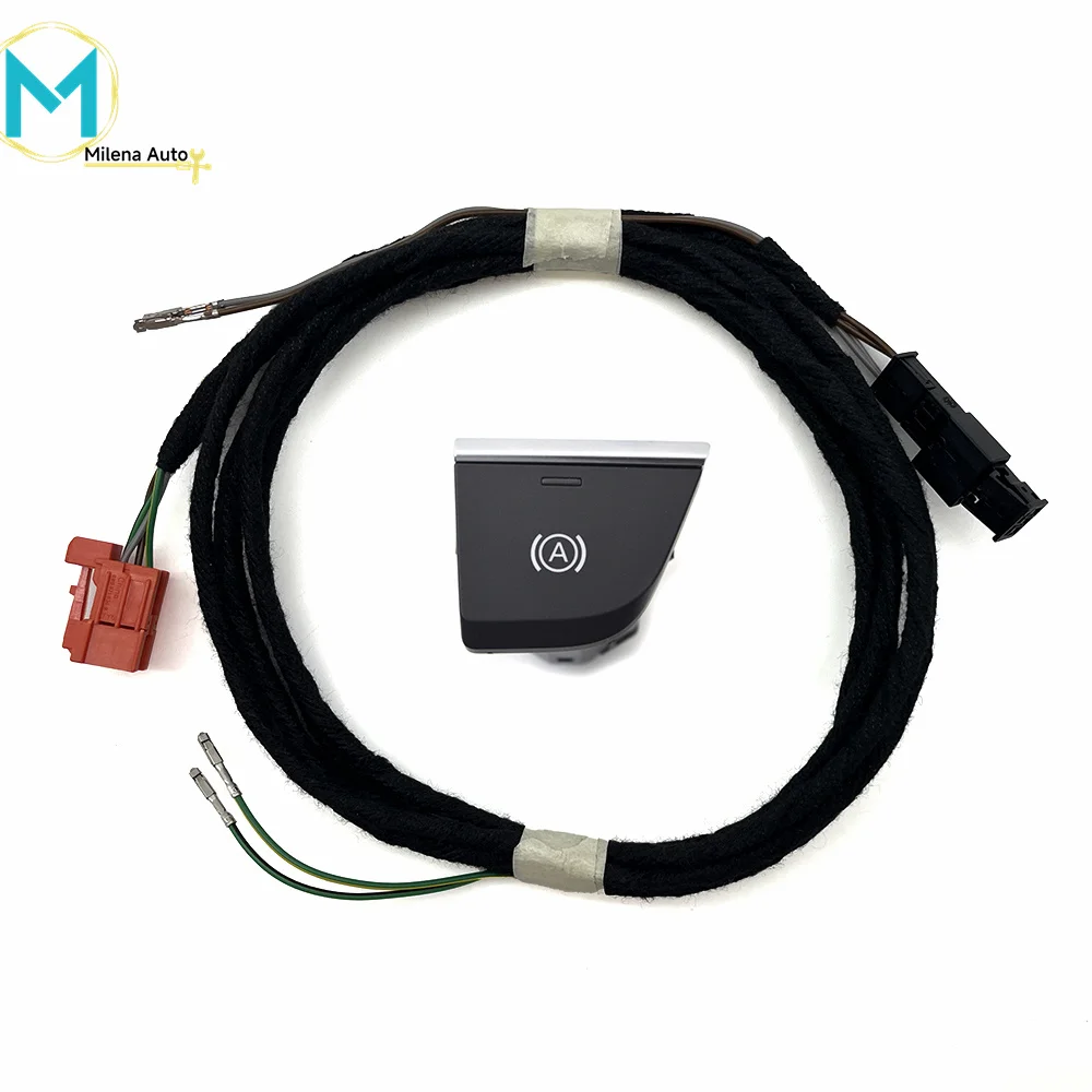 

80B927143 80B 927 143 For Audi Q5 FY White Backlight Button LHD Hill Hold / Auto Hold Switch And Wire