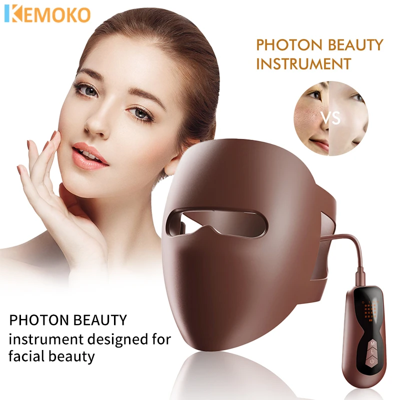 4D Facial Light Therapy Mask Beauty, Spectrometer, Photon Rejuvenation, Red Light Repair, Lines On The Face,Lifting Firm