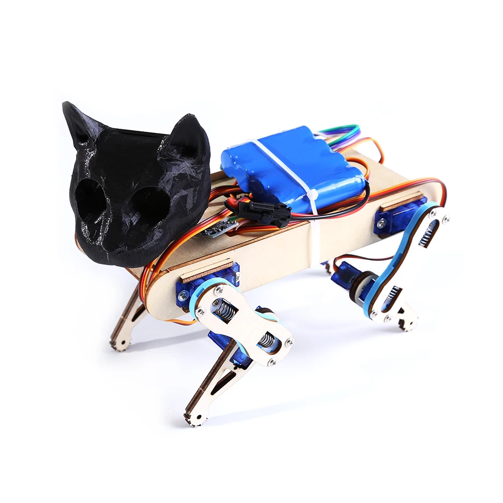 Bionic Quadrupeu Ros Robô Dof Arduino Nano Kit Faça Você Mesmo Smartphone Control Maker Open Source Projeto de Hardware Plataforma de Programação - Imagem 6