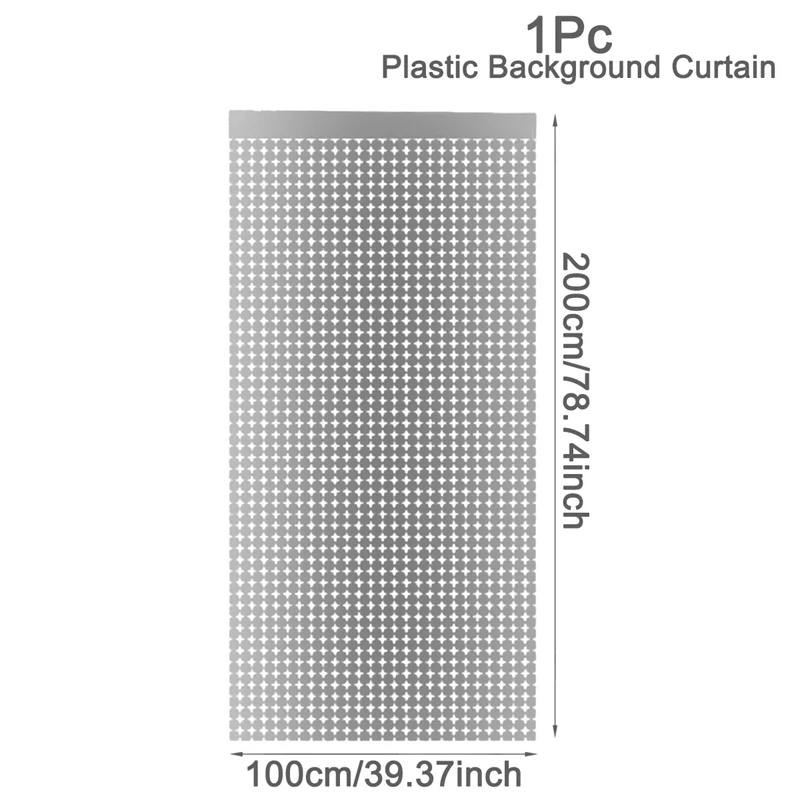 2 מ 'רדיד מסך נצנצים וילון זימר עבור רקע רקע חתונה יום הולדת מסיבת מקלחת תינוק מקלחת אזור צילום