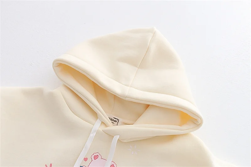 Winter Kawaii Strawberry Hoodie Blue