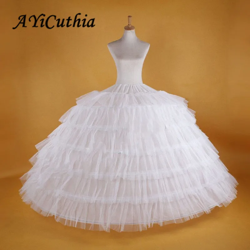 Petticoat Skirt Petticoat Underskirt Wedding Underskirt Wedding Petticoat 6 Hoops Big for Ball Gown Wedding Dress