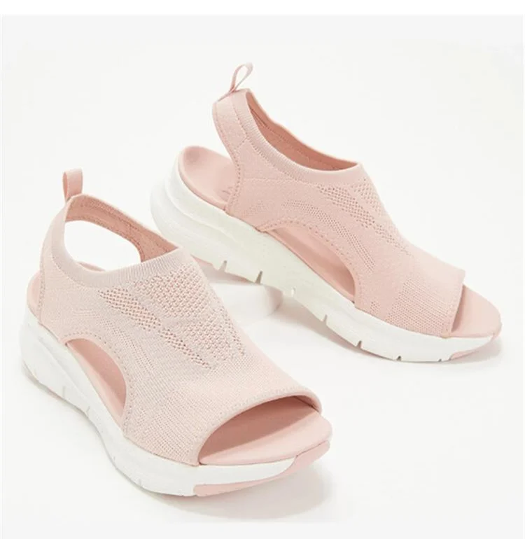 2022 Comfort Plus Size Women's Shoes Summer Casual Sport Sandals Women Beach Wedge Sandals Women Platform Sandals Roman Sandals