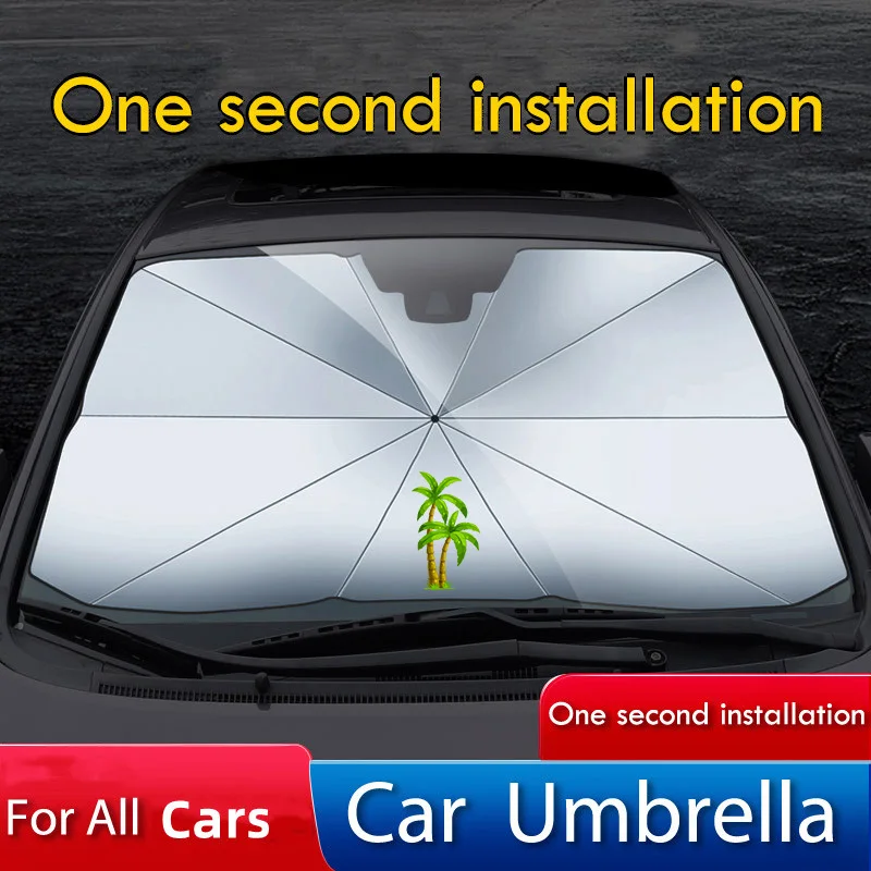 

Car Sun Shade Protector Parasol Auto Front Window Sunshade Covers Car Sun Protector Interior Windshield Protection Accessories