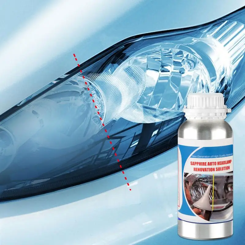 

Headlight Repair Fluid Restoration Kit Scratch Remover Fluid Headlight Renewal Polish For Yellowing Scratches Oxidation Blur