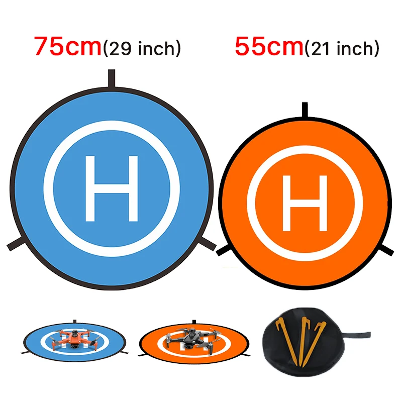 Drone Quadcopters Accessories Universal 55cm 75cm Foldable Landing Pad