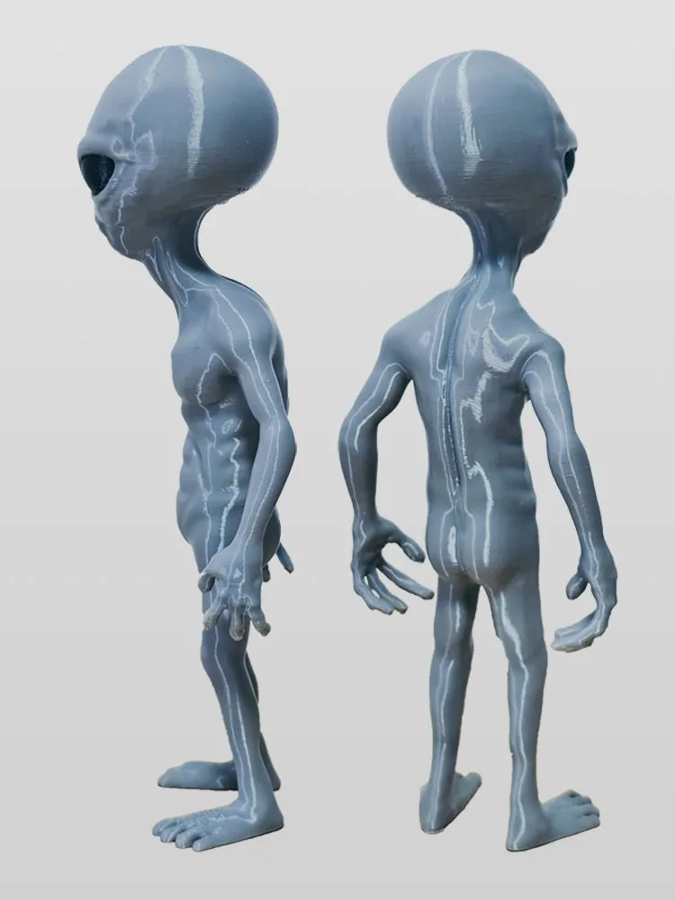 2025 New Roswell UFO Grey Alien 3D Print Toys Jesus Model