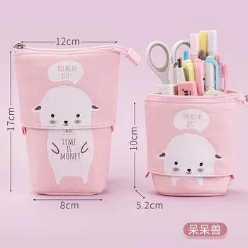 Astuccio retrattile Astucci per matite Kawaii Borse Grande materiale scolastico di cancelleria Scatola per sacchetti di immagazzinaggio Portapenne carino пе ogeл ш тиль elektron