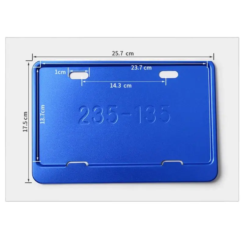 Aluminum Alloy License Plate Holder for Motorcycles - New Philippine Design