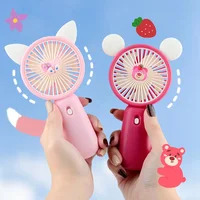 Hot Selling Small Handheld Fan Usb Portable Charging Summer Cartoon Mini Silent Cool Easy To Carry Gift Gift Electric Fan 1