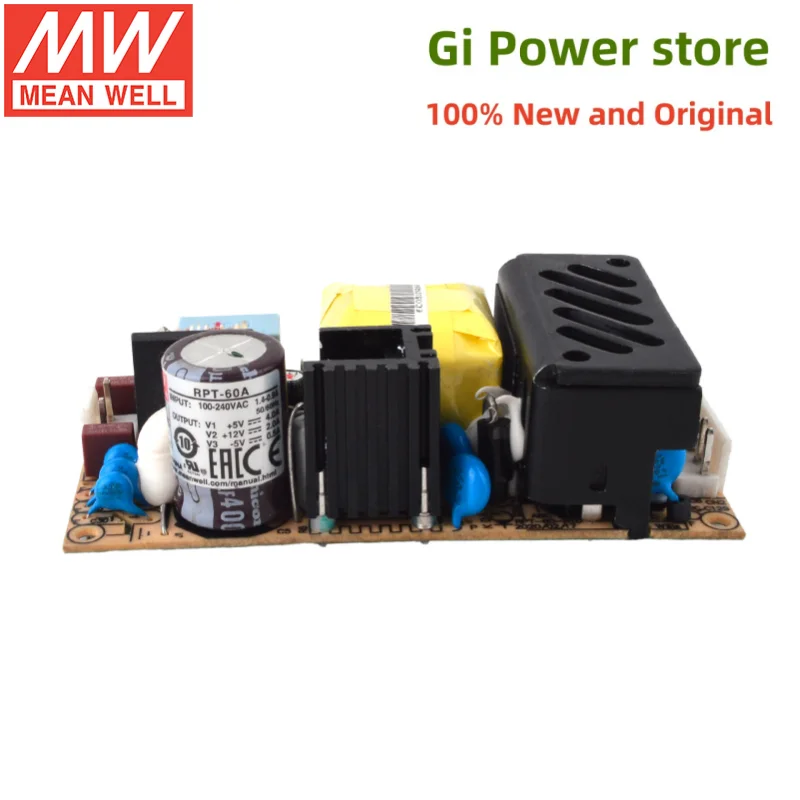 RPT-60 60W MEAN WELL Triple Output Medical Grade RPT-60A RPT-60B RPT ...