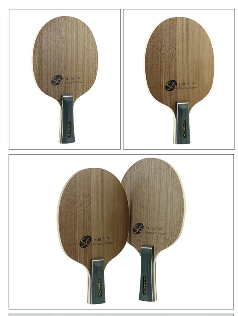 Huieson Professional Table Tennis Blade S6 Outer Carbon