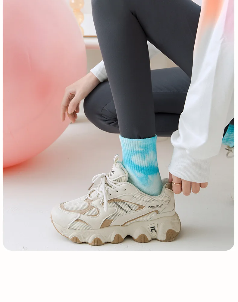 Yoga Socks Women Tie-dyed Silicone Non-slip Pilates Grip Crew Sock 28 Sd444bcc08ccf4c4b8ee18d8e7a9f2a02w
