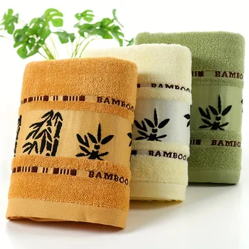 Ensemble De 1/4/6 ensembles De serviettes en Fiber De bambou serviettes De bain pour la maison adultes serviette De visage épaisse absorbant luxe serviettes De salle De bain Toalha De Praia 1