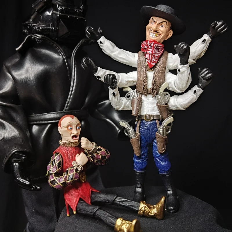 

Puppet Master Six Shooter and Jester Action Figure NECA 45495 Figuras Toys PVC Collection Movable Model Gift for Kids Original