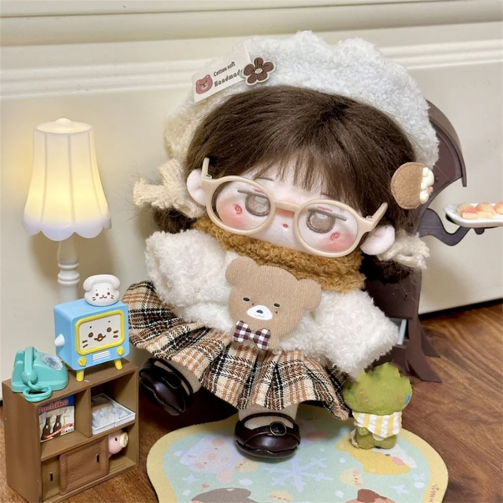 Fashion Coat 20cm Cotton 's Clothes Multi Color Outfit Clothes Dress Mini Winter Set Cotton Outfit Dress Girls