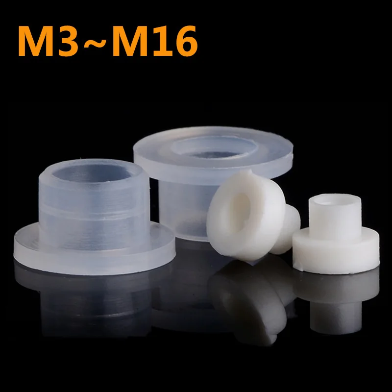 Nylon Washers Plastic Washers 100-5Pcs M3M4 M5M6 M8 M10 Screw Nylon Transistor Gasket