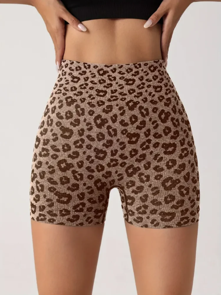 High-Waisted Yoga Shorts - Moisture-Wicking Fitness Leggings for Women