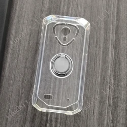 Cover morbido compatto in TPU con supporto anulare sul retro per smartphone