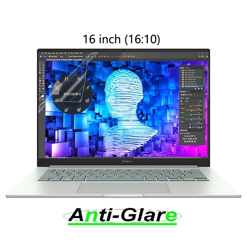 2X Proteggi Schermo Antiriflesso Blueray Per Asus Vivobook Pro 16X Oled M7600 M7600Qe M7600Qc 16.0 Pollici 16:10