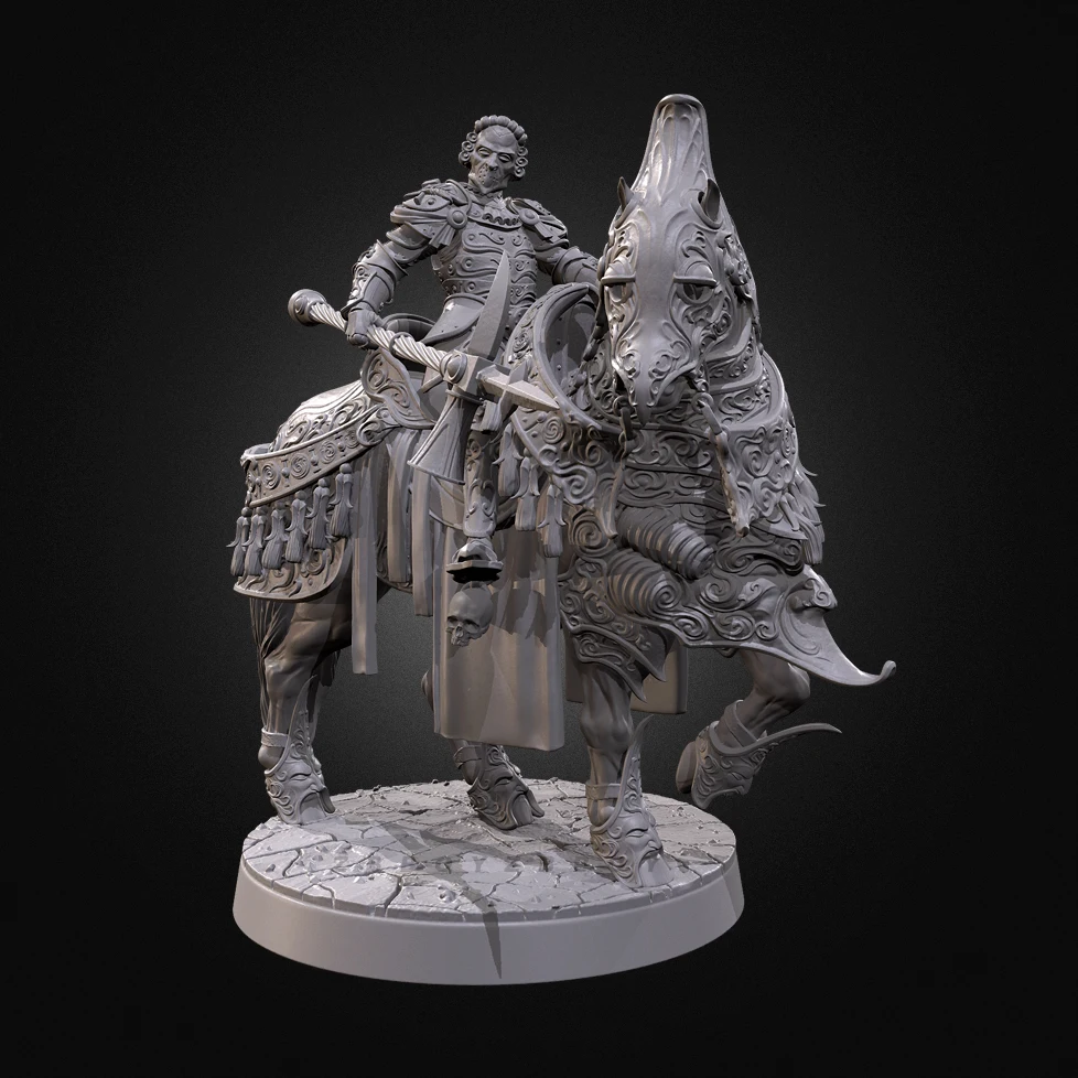 남자의 높이 38mm 50mm 75mm 수지 모델 키트 무색 자체 조립 TD-7283/3D