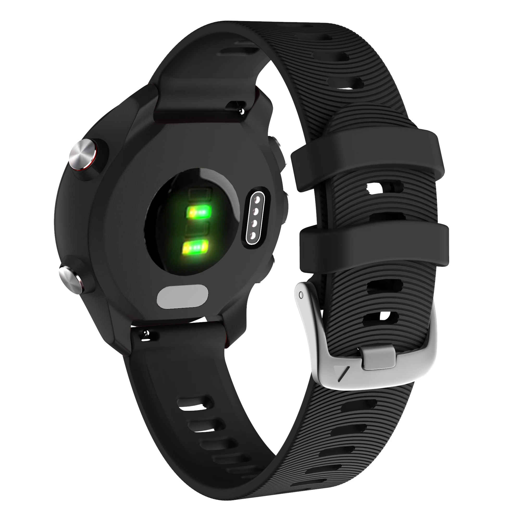 Quick Release 20mm Sports Silicone Band - Versatile Watch Strap Bracelet