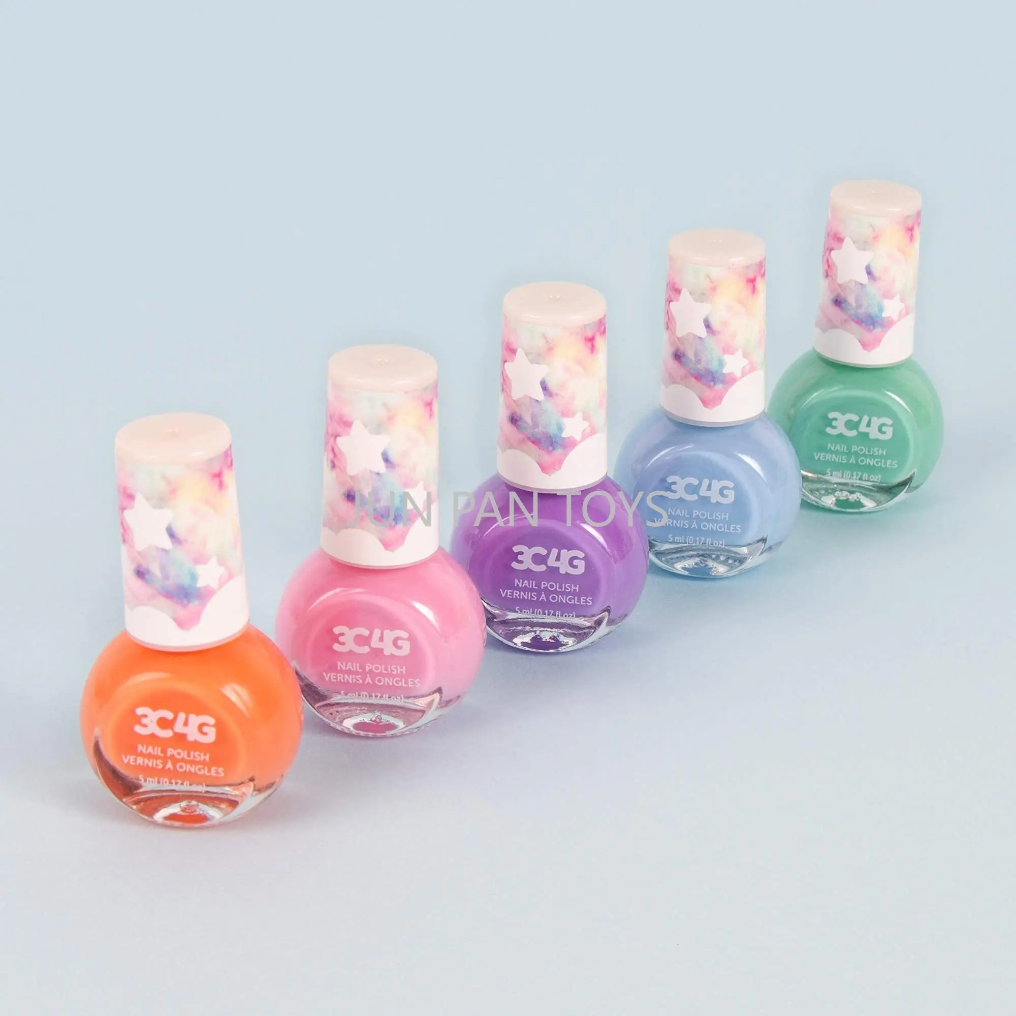 Make It Real 3C4G Street Style Butterfly Pastel Dreams Rainbow Days of The Week Nail Art Set Non Toxic Unscented Toys for Kids