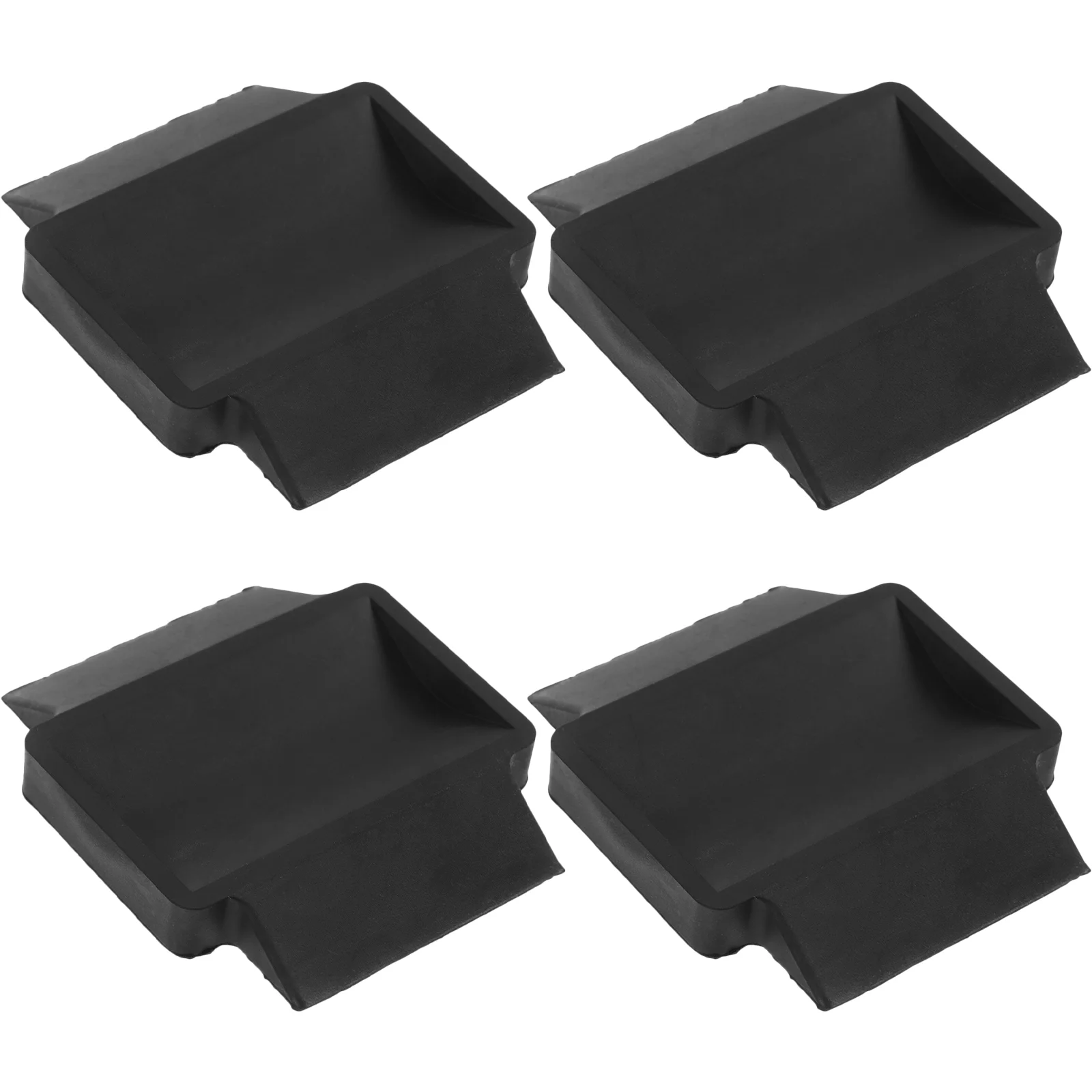

4Pcs Anti-skid Furniture Leg Pads Multi-function Couch Stoppers Square Chair Wheel Stoppers